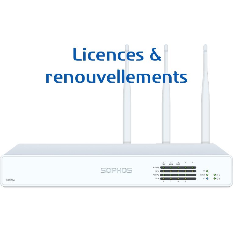  XG / XGS FireWall Licences pour Firewall Sophos XG 125