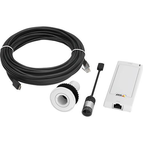  Caméras discrètes / Objectifs déportés Caméra miniature IP fixe jour INT P1244 0896-001